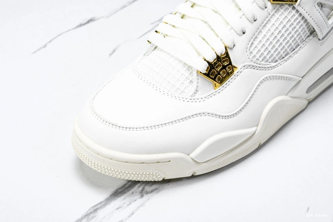 1st Kicks Gold Retro Metallic 4 Jordan AQ9129-170 0712